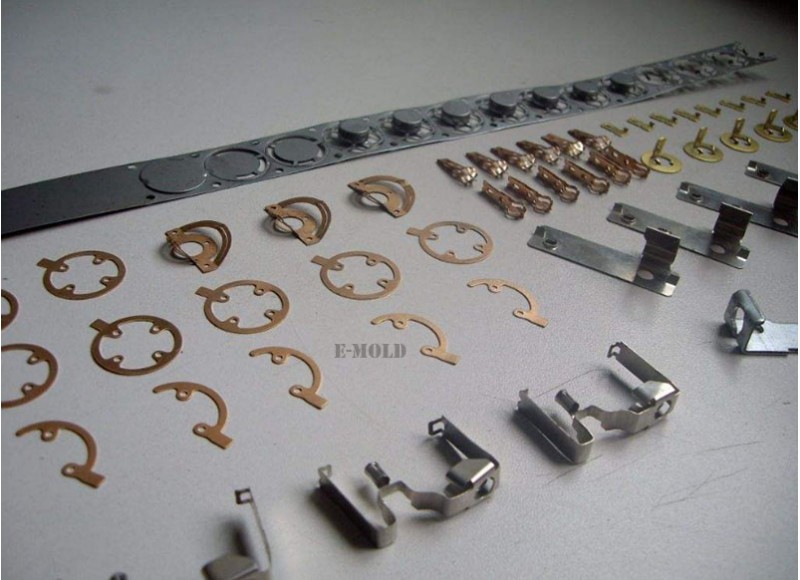Finished sheet metal sample parts